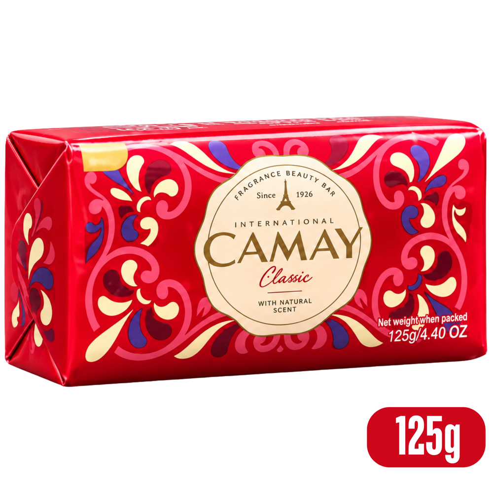 Camay Soap Classic (red) 125 g (exp: 01/26)
