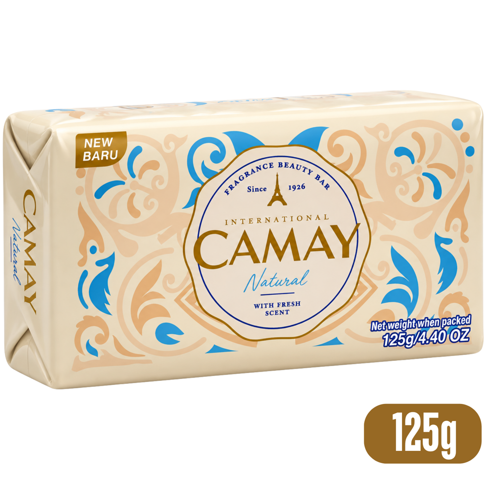 Camay Natural Soap 125 g (exp: 07/25)
