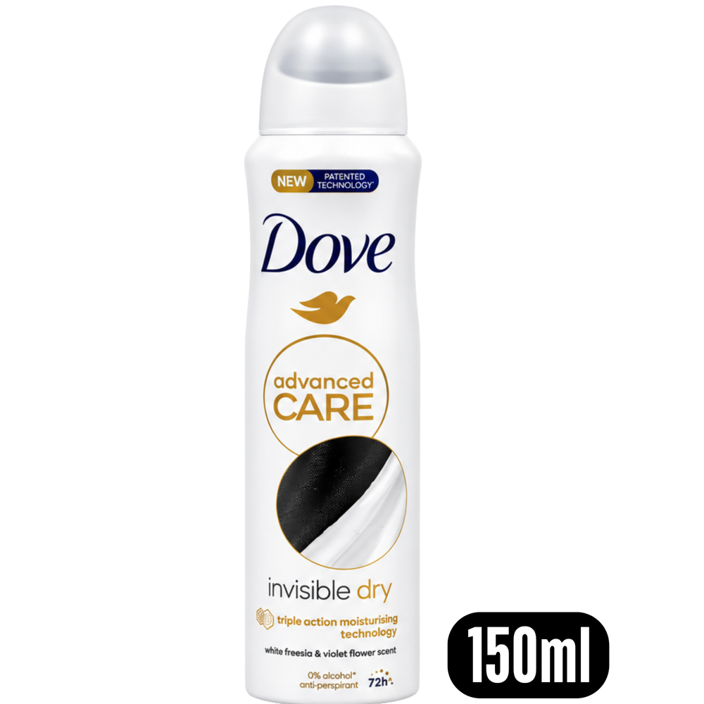 Dove Deodorant Spray- Invisible Dry 150 mL
