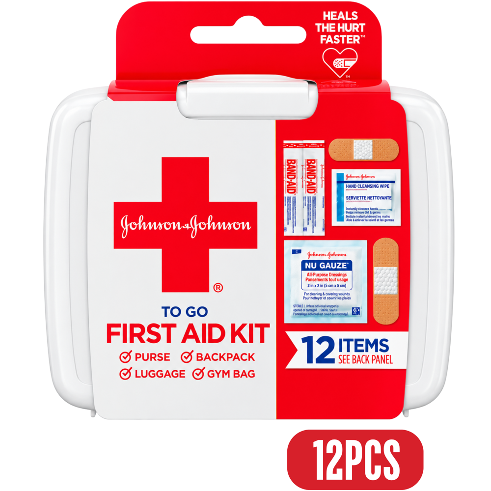 Johnsons to Go First Aid Kit 12 pcs