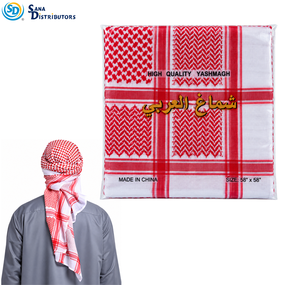 Scarf (red) 58"x58"