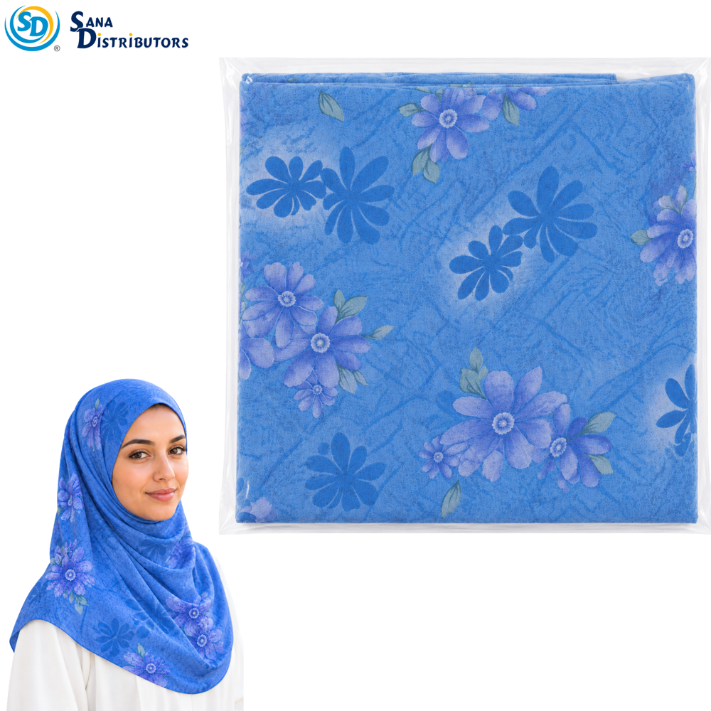 Hijab - Blue 43"