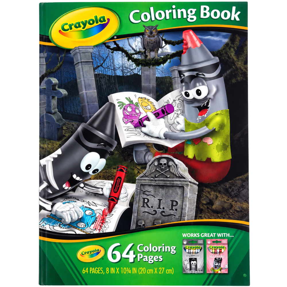 Crayola Coloring Book 64 Pages 8"x10 3/4"