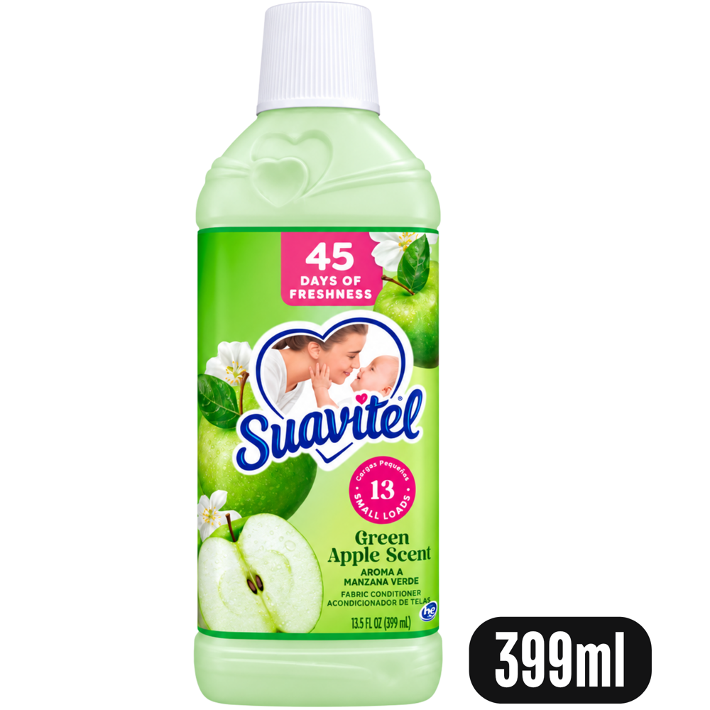 Suavitel Fabric Soft. Green Apple 399 mL