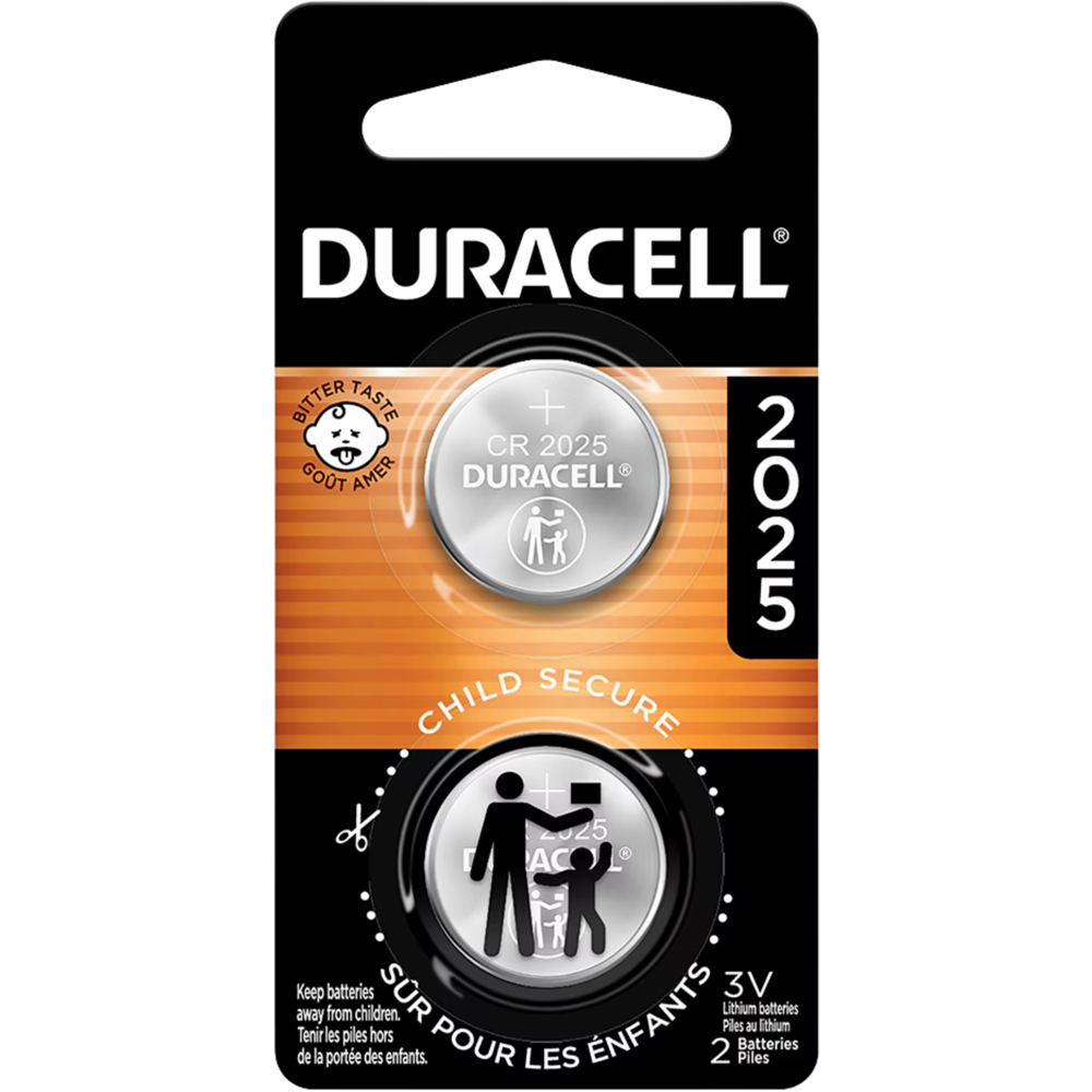 Duracell CR2025 Lithium 3V 2 pcs