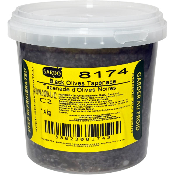 Sardo Black Olive Tapanade 1.4 kg