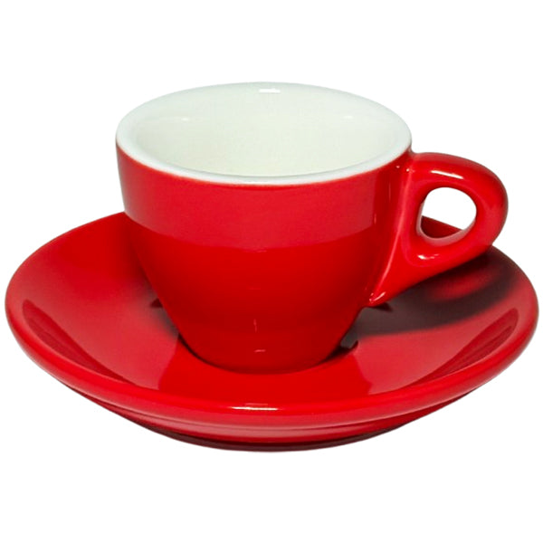 Sara Moka Cucina Rosso 2.7 oz Espresso Cups 6SET
