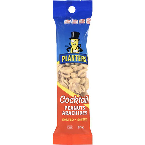 Planters Peanuts Blanched Roasted Salted 80 g