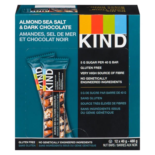 Kind Bar Nuts Sea Salt & Dark Chocolate 12x40 g