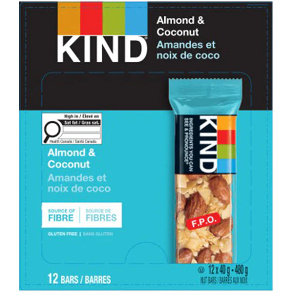 KIND Bar Almond & Coconut 12x40 g