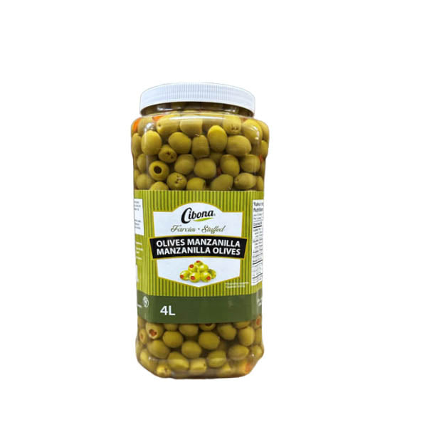Cibona Stuffed Manzanilla Olives 4 L