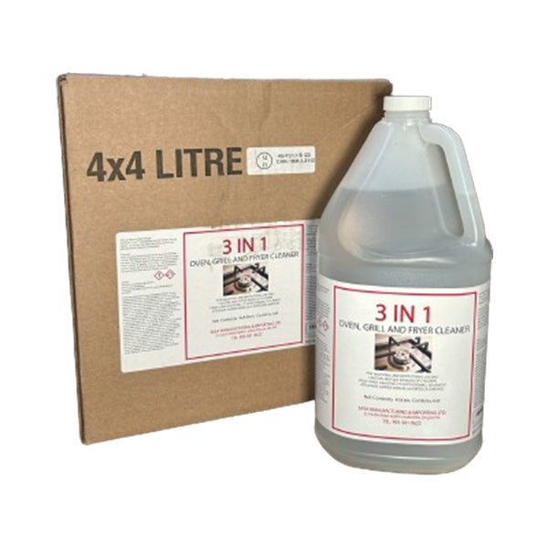 SASA 3 in 1 Oven Grill and Fryer Cleaner 4x4 L