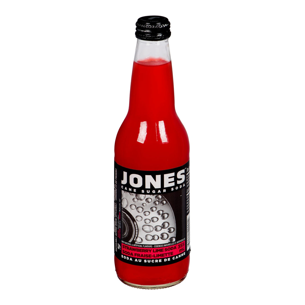 Jones Soda Strawberry/lime Gb 355 mL