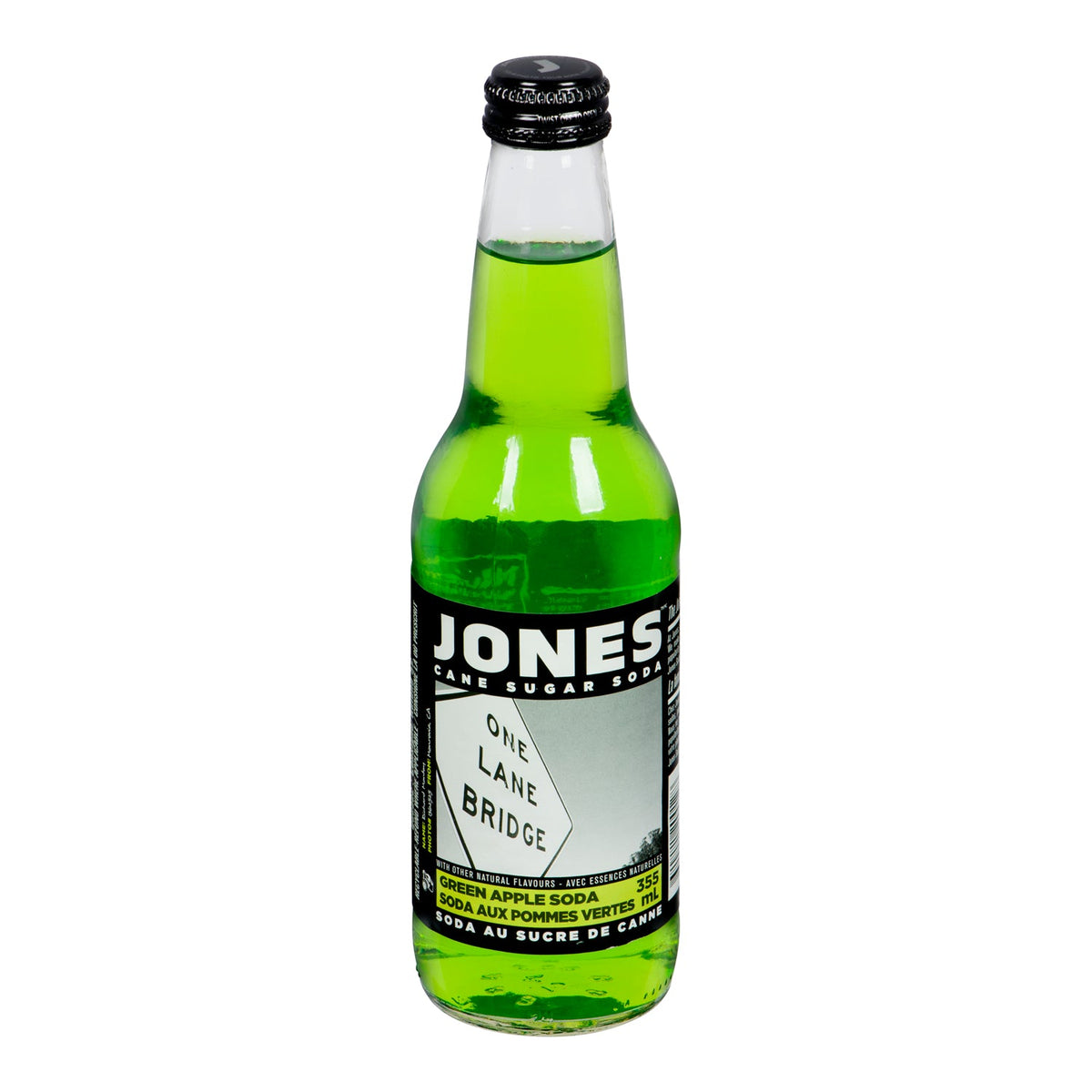 Jones Soda Green Apple Gb 355 mL