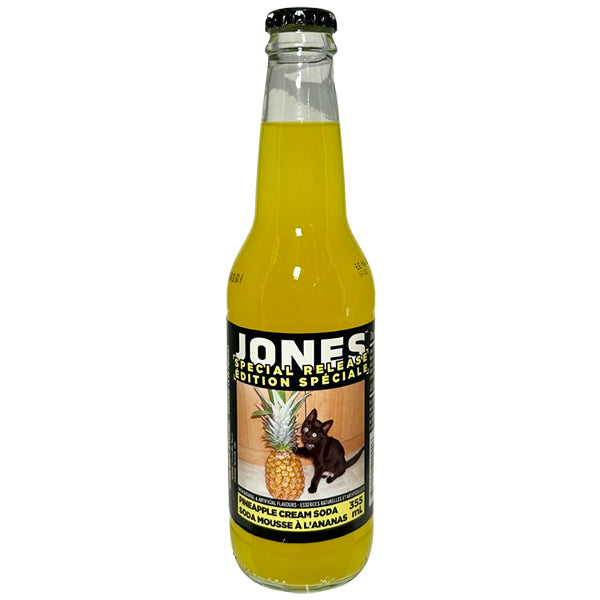 Jones Soda Pineapple Cream Gb 355 mL