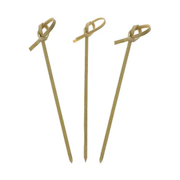 Touch Knotted Bamboo Pick 4IN 100 ct