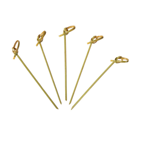 Hy-five 4IN Knotted Bamboo Skewer 100 ct