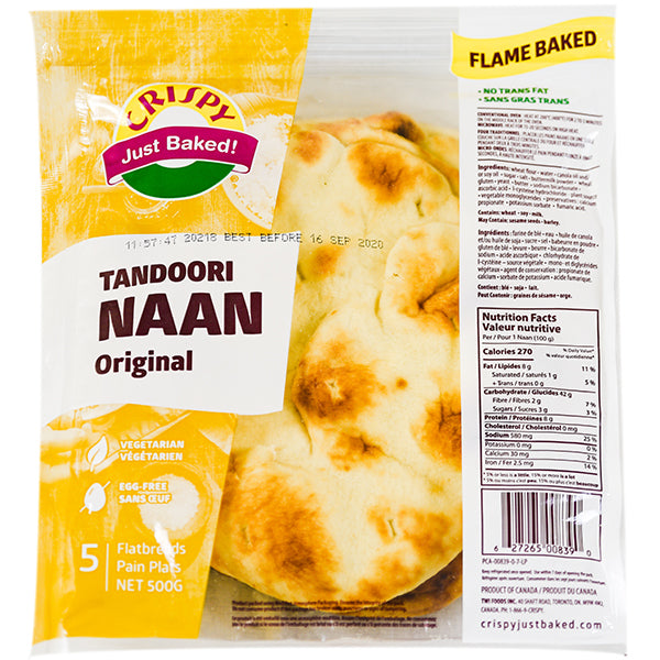 Crispy Dsd Naan Tandoori Plain 10-Pack