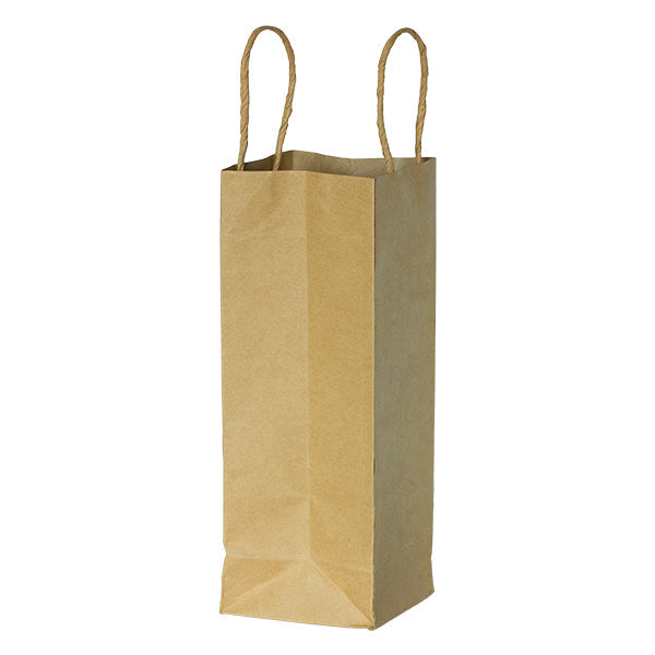 Maher Products Kraft Wine Bottle Bag 5.5x3.1x13 250 ct