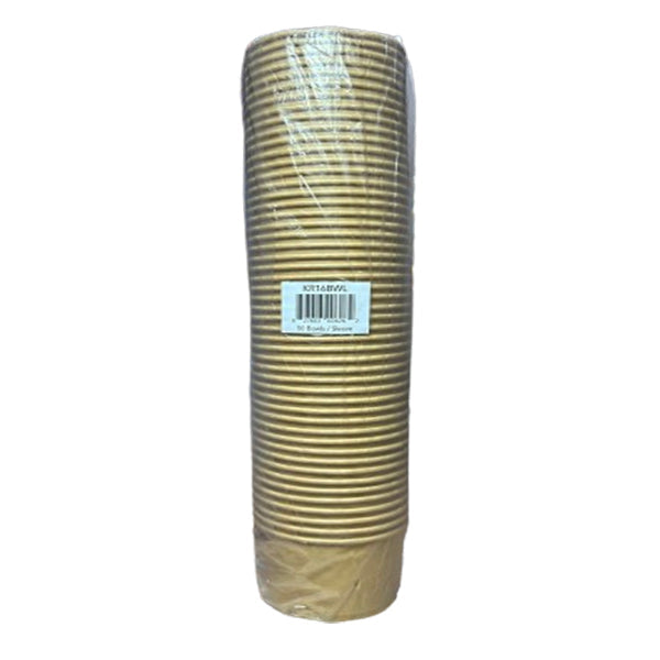 E2E Kraft Soup Container 16 oz 50 ct
