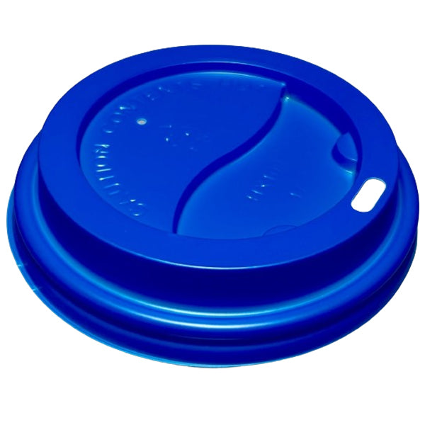 Maher Products Dome Lids Blue 8-24 oz 50-Pack