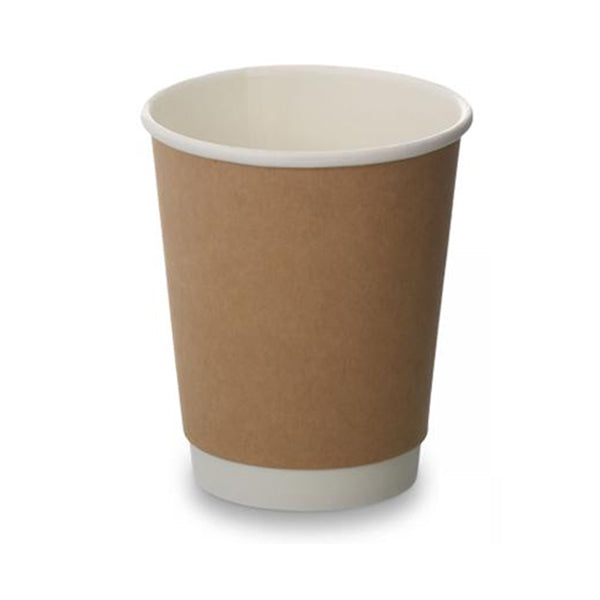 Maher Products 12 oz Brown Double Wall Cup 25-Pack