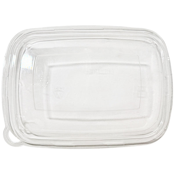 Eliteware Rectangle Plastic Lid 750/1000 mL 50-Pack