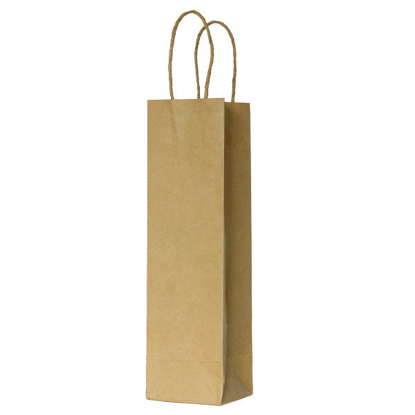 International 5.5"x 3.5"x 8" Kraft Handle Bag 250 ct