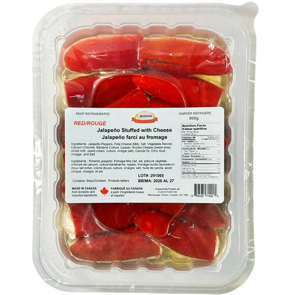 Marsa Stuffed Jalapeno Peppers with Cheese 800 g