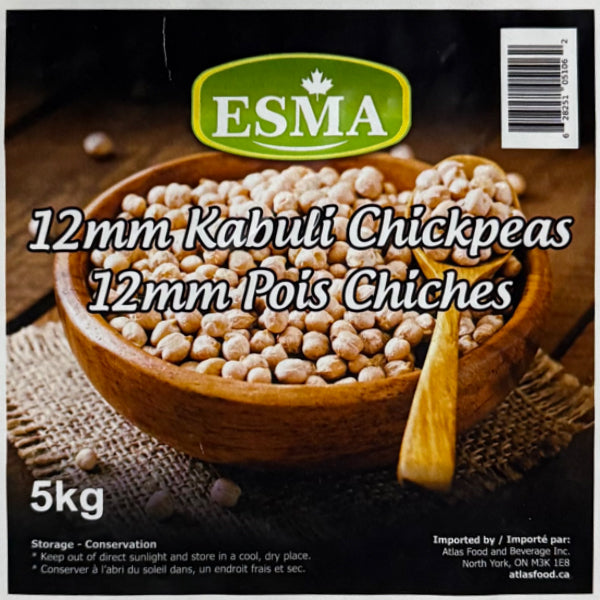 ESMA 12MM Kabuli Chickpeas 5 kg