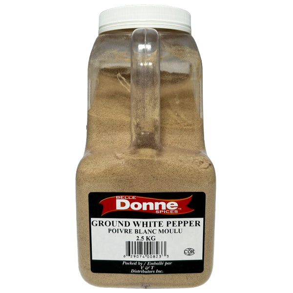 Belle Donne Ground White Pepper 2.3 kg