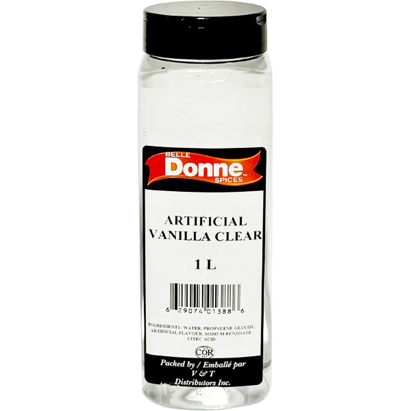 Belle Donne Artificial Vanilla Extract Clear 1 L
