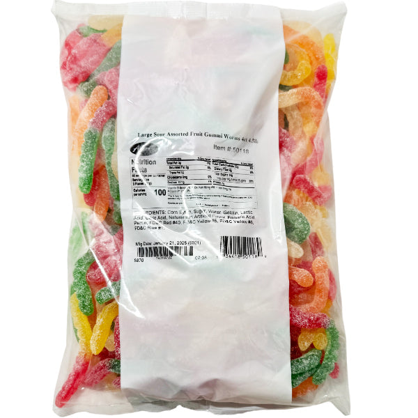 Albanese Sour Worms 5LB