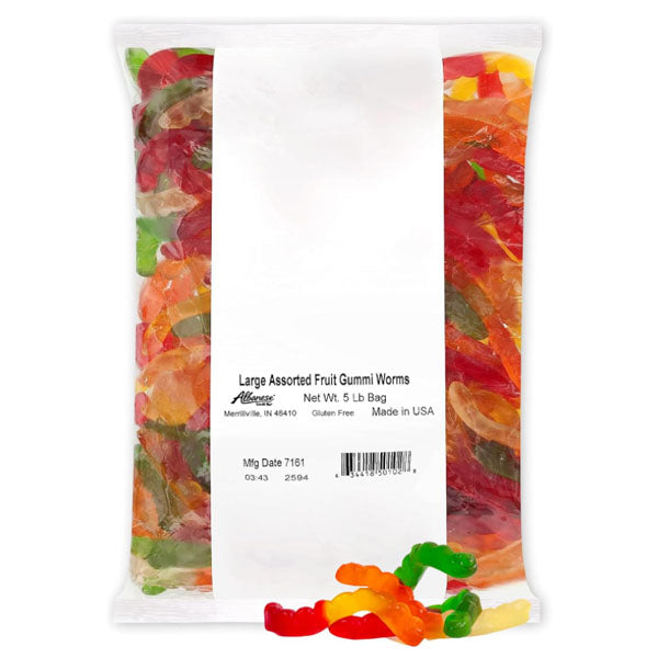 Albanese 2" Gummy Worms 5LB