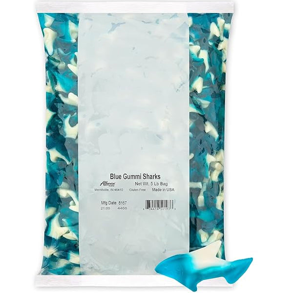Albanese Gummy Blue Sharks 5LB