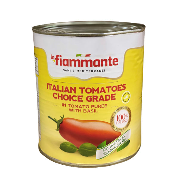 La Fiammante Whole Peeled Tomatoes 100 oz