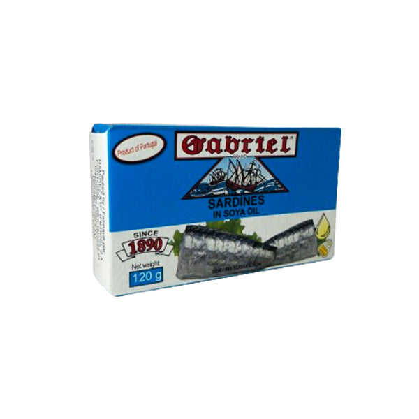 Gabriel Sardines in Soya Oil 120 g