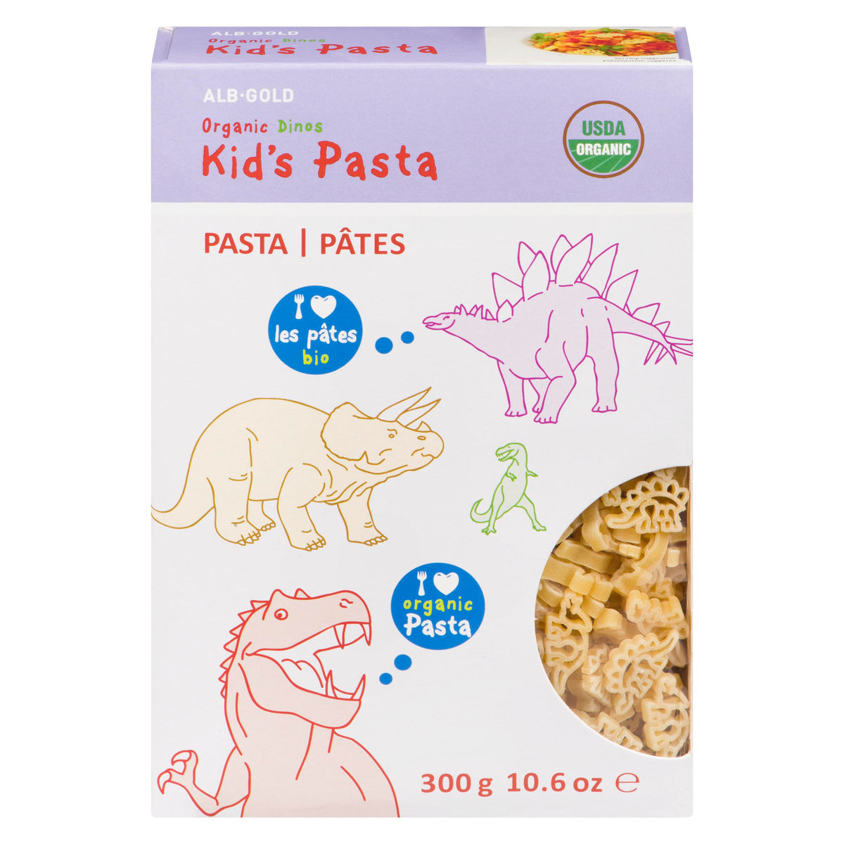 Alb Gold Organic Dinos Kid's Pasta 300 g