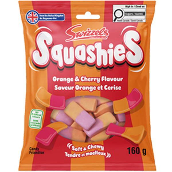 Swizzels Squashies Orange and Cherry 160 g