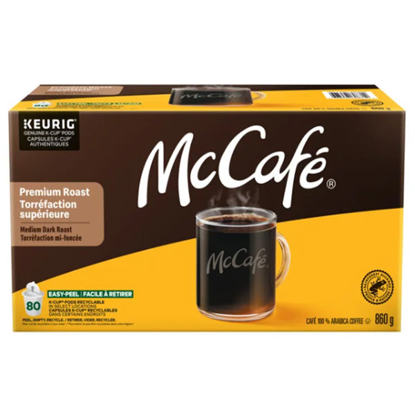 Mc Cafe Premium Roast Medium Coffee K-cup Pods 80 ct