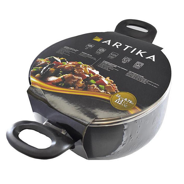 Artika 22cm Casserole with Lid 6 ct