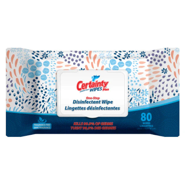 Certainty Disinfecting Wipes Flat Pack 80-Pack