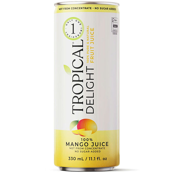Tropical Delight Td Mango Juice 100% Can 330 mL