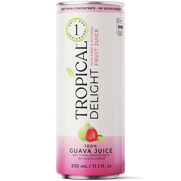 Tropical Delight Td Guava Juice 100% Can 330 mL