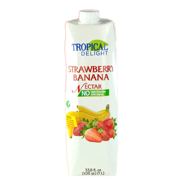 Tropical Delight Td Tetra Strawberry Banana Nectar 1 L