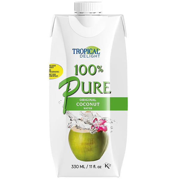 Tropical Delight 100% Coconut Water Tetra 330 mL