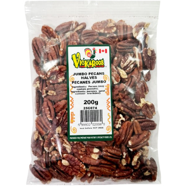 Vickaroos Jumbo Pecans Halves 200 g