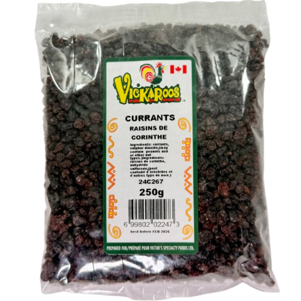 Vickaroos Currants 250 g