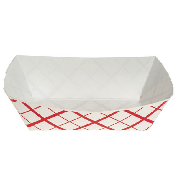 Southland Food Tray 3LB Red Check 2x250 ct