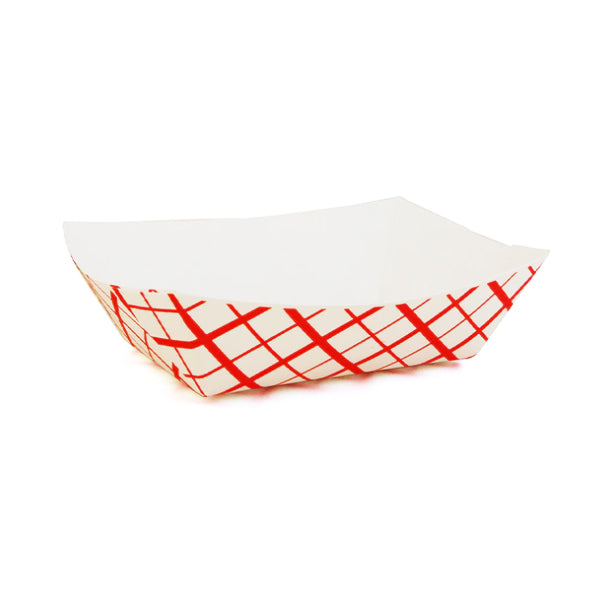 Southland Food Tray 1/2LB Red Plaid 250 ct